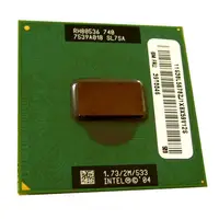 378221-001 - HP 1.73GHz 533MHz FSB 2MB L2 Cache Socket PGA478 Intel Pentium M 740 1-Core Processor