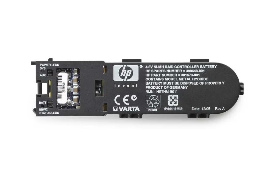 381573-001 - HP 4.8v 500mah Smart Array Battery for P-Series Controllers without Cable