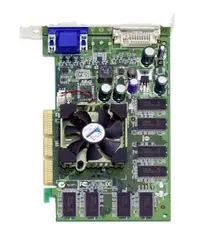 383588-001 - HP Nvidia Quadro FX500 128MB AGP VGA DVI Video Card