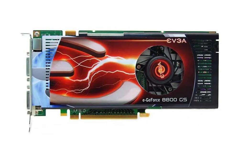 384-P3-N853-TR - EVGA GeForce 8800 GS SuperClocked 384MB GDDR3 192-Bit HDCP Ready SLI Supported PCI Express 2.0 x16 Video Graphics Card
