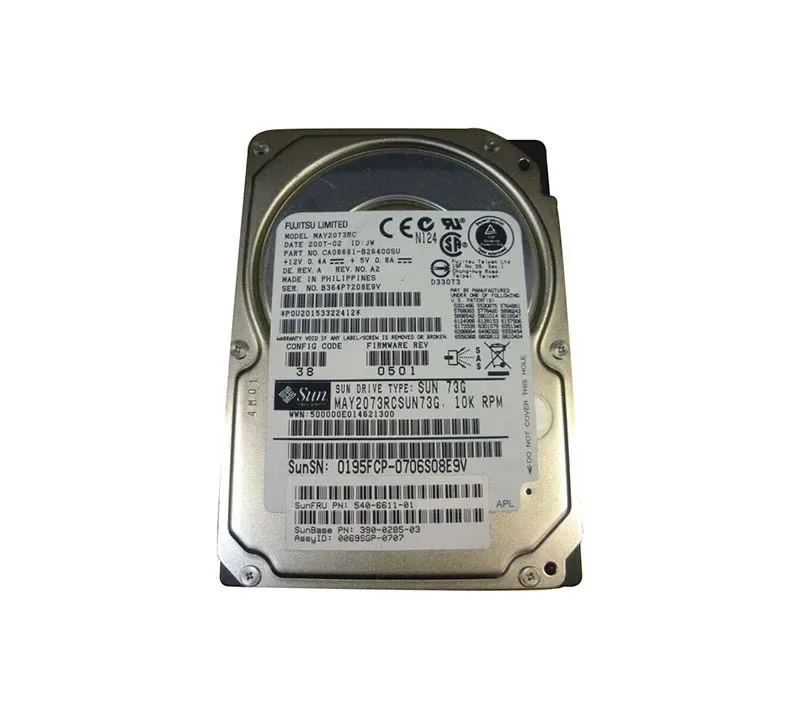 390-0285-05 - Sun 73GB 10000RPM SAS 3Gb/s 2.5-inch Hard Drive
