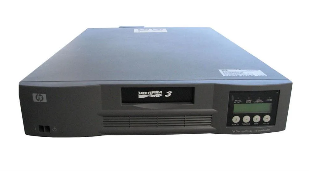 391206-001 - HP 3.2/6.4TB LTO-3 StorageWorks 1/8 Ultrium 960 Tape Auto-loader (Clean)