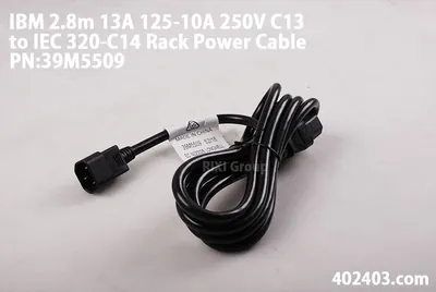 39M5172 - IBM 2.8m 10A-250V C13 to SI 32 Power Cord