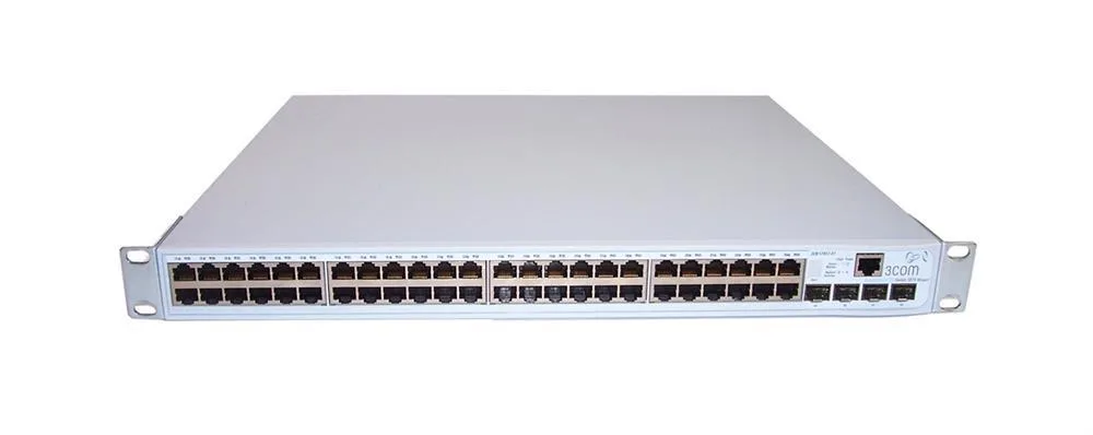 3CR17451-91-US - 3Com SuperStack 3 3870, 48-Port Stackable Ethernet Switch 48 x 10/100/1000Base-T LAN 4 x SFP (mini-GBIC), 1 x Expansion Slot(s) Stackable Ethernet Switch