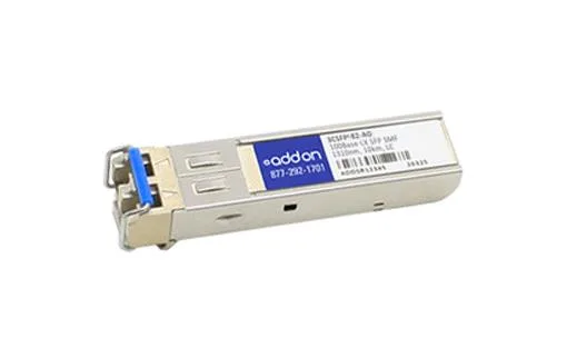 3CSFP82AO - Addonics 100Mbps 100Base-LX10 Single-mode Fiber 10km 1310nm LC Connector SFP Transceiver Module
