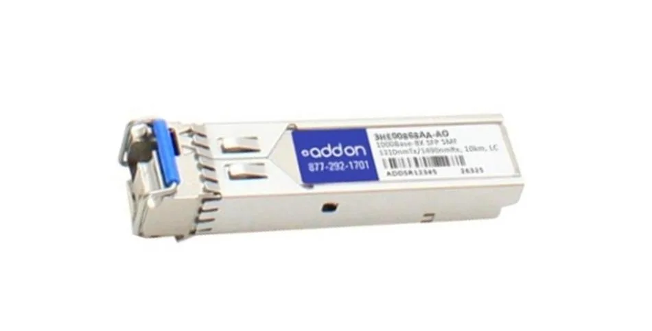 3HE00868AAAO - Addonics 1Gbps 1000Base-SX Multi-mode Fiber 850nm SFP Transceiver Module