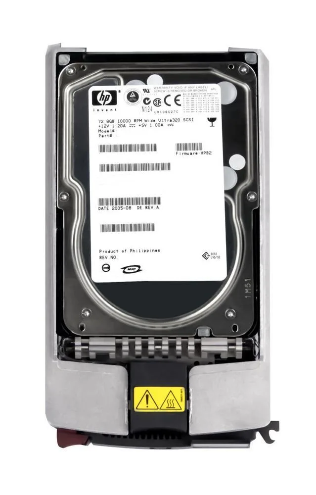 3R-A5099-AA - HP 72.8GB 15000RPM Ultra-320 SCSI Hot-Pluggable LVD 80-Pin 3.5-inch Hard Drive