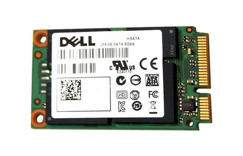 400-ABSE - Dell 256GB Multi-Level Cell (MLC) SATA 6Gb/s (SED) mSATA Solid State Drive