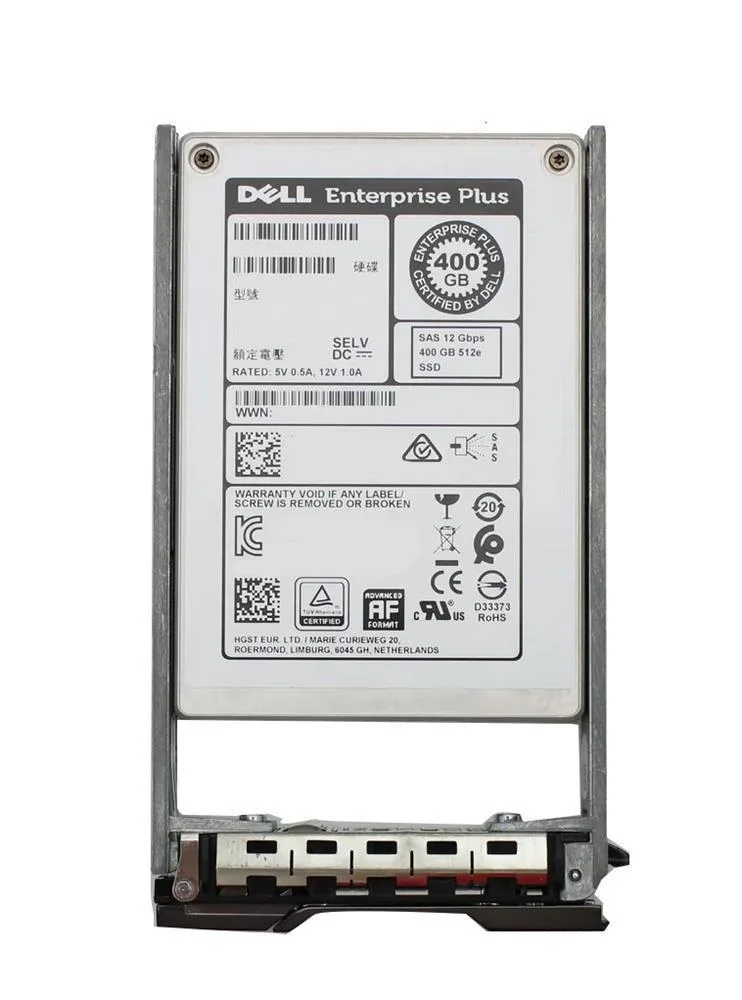 400-AHFD - Dell 400GB Multi-Level Cell SAS 12Gb/s 2.5-inch Solid State Drive