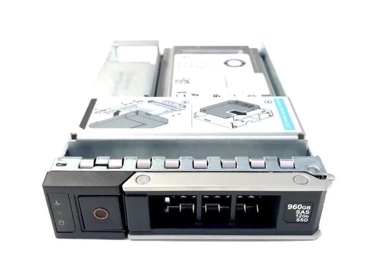 400-AMCS - Dell Hybrid 960GB Read Intensive MLC SAS 12Gb/s 2.5-inch 3.5 HYB Carr Hot Swap Solid State Drive for PowerEdge Server