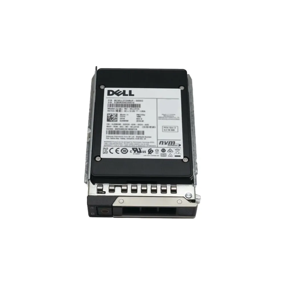 401-ABFL - Dell 6.4TB Triple-Level Cell (TLC) PCI Express 3.0 x4 NVMe Mixed Use U.2 2.5-inch Solid State Drive with Carrier
