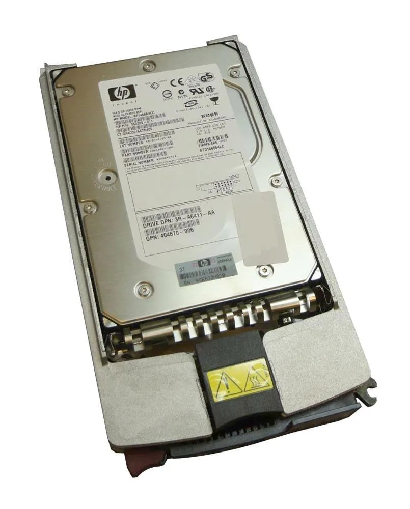 404670-006 - HP 146GB 15000RPM Ultra-320 SCSI Hot-Pluggable LVD 80-Pin 3.5-inch Hard Drive