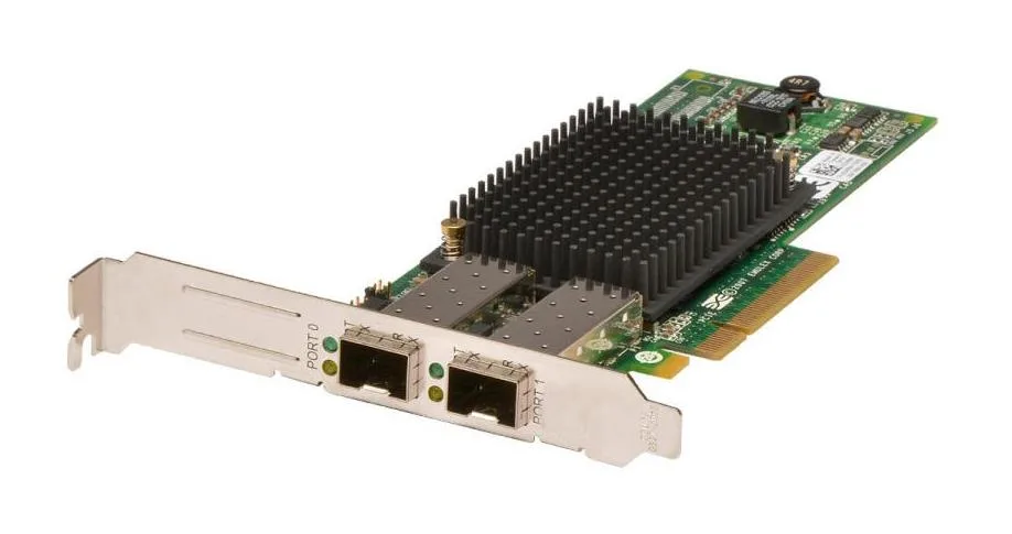 406-BBGR - Dell LightPulse 8GB Dual Channel PCI-Express Fibre Channel Host Bus Adapter with Standard Bracket Card Only