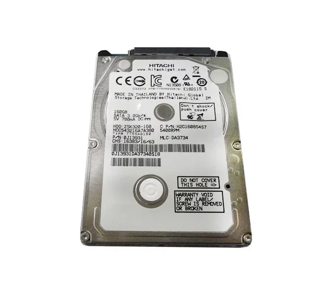 418627-001 - HP 160GB 5400RPM SATA 2.5-inch Hard Drive
