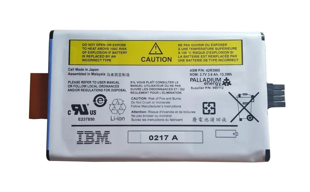 42R3965 - IBM 3.6V 3.9AH SAS 8PIN Cache Battery