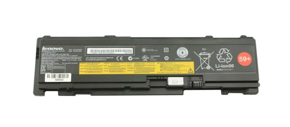 42T4691 - IBM Lenovo 6-Cell Li-Ion Battery 59+ for ThinkPad T400s Series