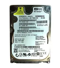 437956-001 - HP 80GB 54000RPM SATA 3Gb/s 2.5-inch Hard Drive