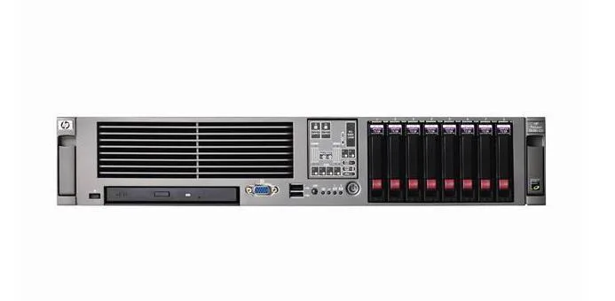 449768-421 - HP ProLiant DL385 G5 Server 1 x Opteron 2.1GHz 2GB DDR2 SDRAM Ultra ATA , Serial Attached SCSI RAID Controller Rack