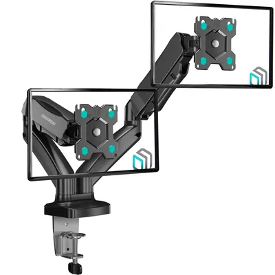 45-231-200 - Ergotron 200 Series Dual Monitor Arm Two-Monitor Mount - Black