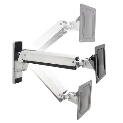 45-304-026 - Ergotron Interactive Arm, VHD Heavy Monitor or TV Mount - Polished Aluminum