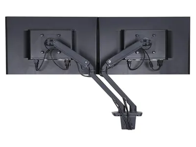 45-496-224 - Ergotron MXV Desk Dual Monitor Arm Two-Monitor Mount - Black