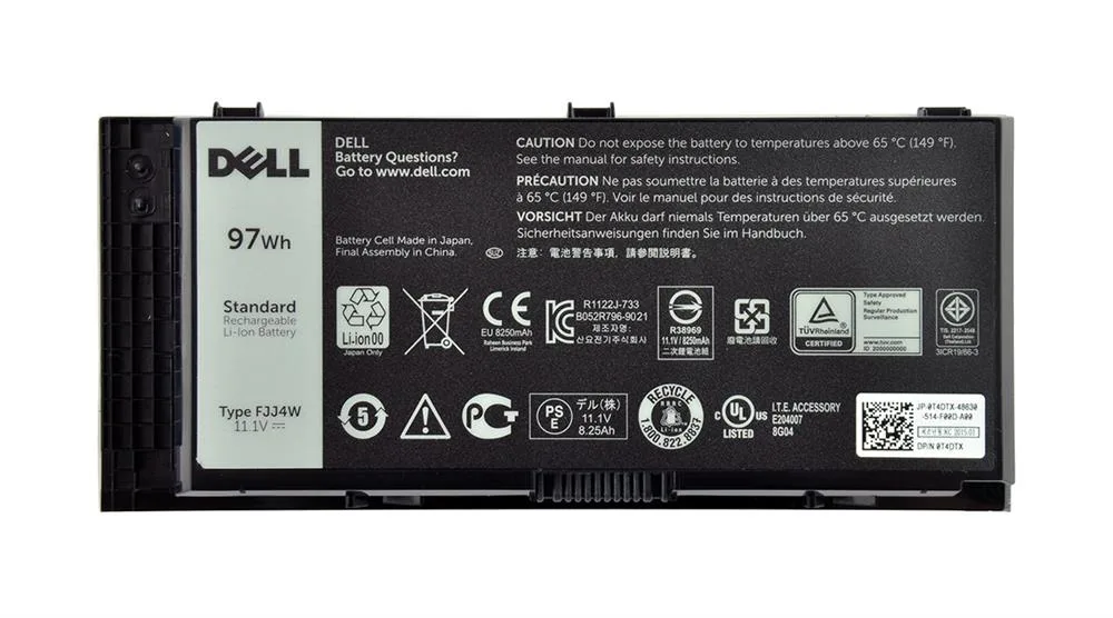 451-BBGO - Dell 9-Cell 97Wh Battery for Precision M4800 / 6800