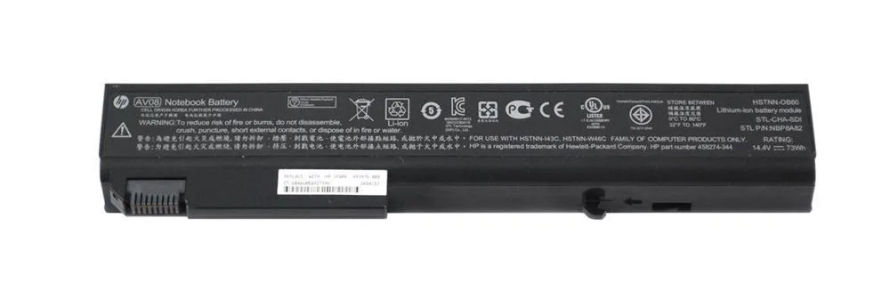 458274-362 - HP 8-Cell 73Wh 2.55Ah 14.4V Li-Ion Battery for EliteBook 8530P