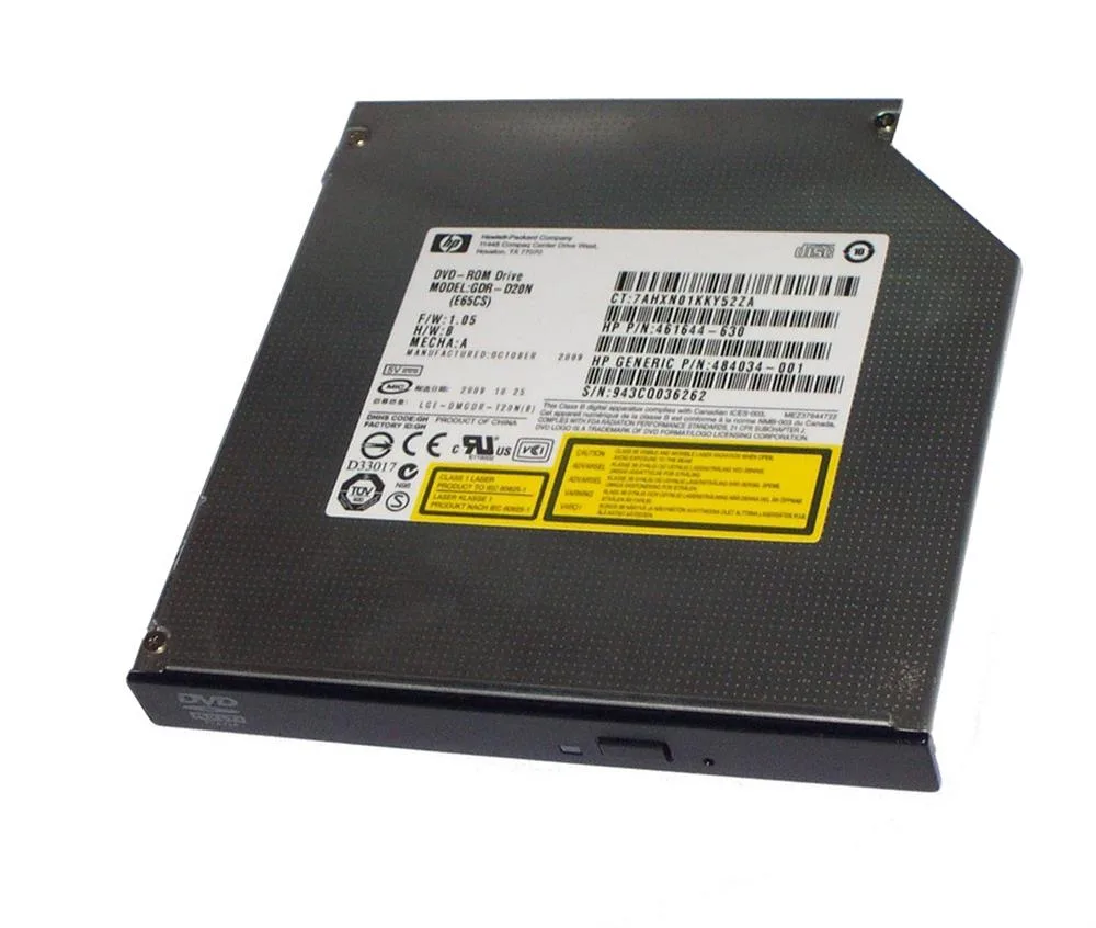 461644-630 - HP SATA DVD 12.7mm Slimline Optical Drive