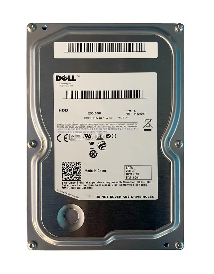 463-4900 - Dell 250GB 7200RPM SATA 3Gb/s 2.5-inch Hard Drive