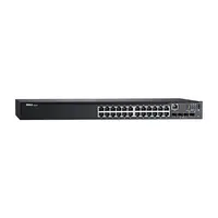463-7254 - Dell PowerConnect N1524 24 x Ports 10/100/1000Base-T + 4 x Ports 10 Gigabit Etherner SFP+ Rack-Mountable 1U Layer 2 Managed Gigabit Ethernet Network Switch