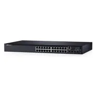 463-7265 - Dell PowerConnect N1524P 24 x Ports 10/100/1000Base-T PoE+ + 4 x Ports 10 Gigabit Etherner SFP+ Rack-Mountable 1U Layer 2 Managed Gigabit Ethernet Network Switch