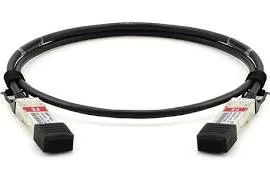 470-AAVR - Dell 1M QSFP+ to QSFP+ 40GbE Passive Copper Direct Attach Cable