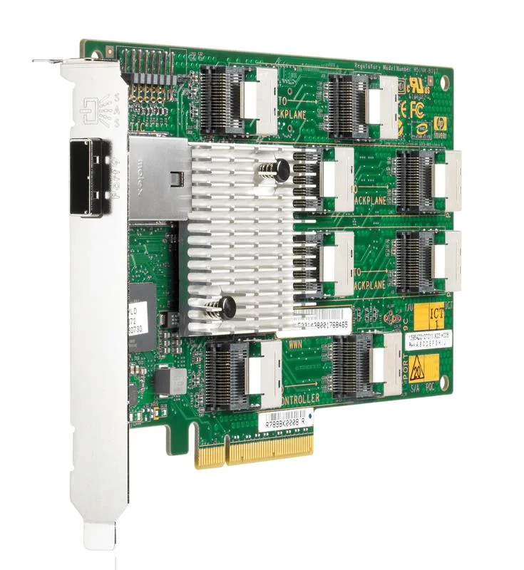 487738-001 - HP Single Port 3GB/s 24-Bay SAS Expander Storage RAID Contoller Card