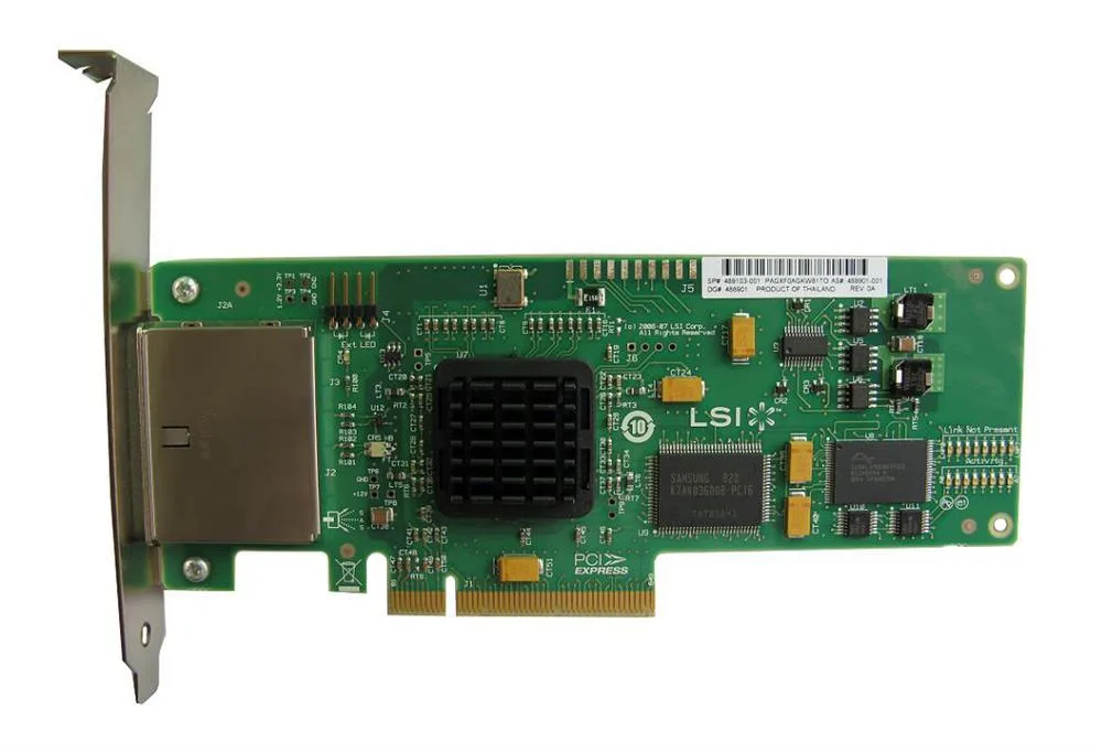 489103-001 - HP 8-Port PCI-Express X8 SAS/SATA Host Bus Adapter with Standard Bracket