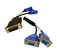 48P7586 - IBM DVI-LFH-M 60Pin to 2xVGA-F Cable