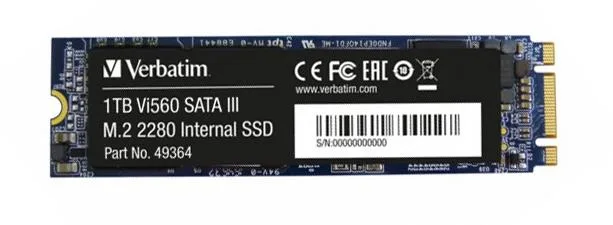 49364 - Verbatim 1TB SATA 6Gb/s M.2 Solid State Drive