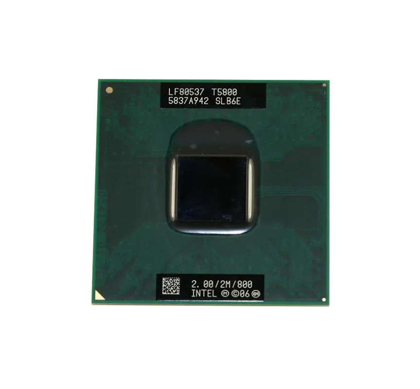 495155-008 - HP 2.00GHz 800MHz FSB 2MB L2 Cache Socket PPGA478 Intel Core 2 Duo T5800 2-Core Processor