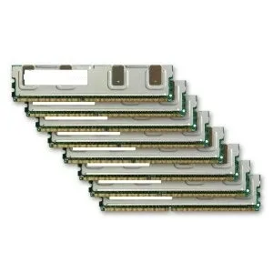 495604-B21 - HP 64GB Kit (8 X 8GB) DDR2-667MHz PC2-5300 Fully Buffered CL5 240-Pin DIMM 1.8V Dual Rank Memory