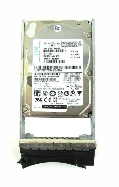 49Y1988 - IBM 300GB 10000RPM SAS 6Gb/s 2.5-inch Hard Drive