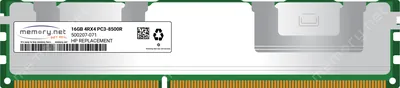HP 500666-B21#0D1 16GB PC3-8500 DDR3-1066MHz ECC Registered CL7 RDIMM Quad-Rank Memory Module