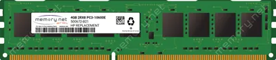 HP 500672-B21#0D1 4GB PC3-10600 DDR3-1333MHz ECC Unbuffered CL9 UDIMM Dual-Rank Memory Module