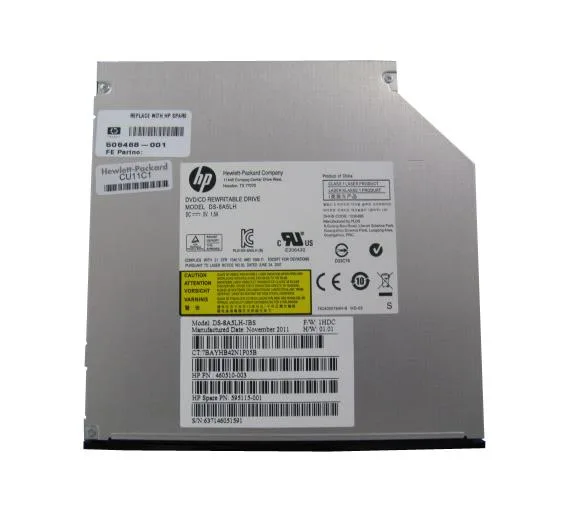 506468-001 - HP 8X Speed SATA DVD-RW/CD-RW Optical Drive