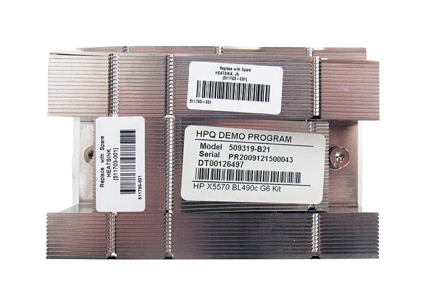 511703-001 - HP CPU Heatsink for ProLiant Bl490c G6 Server