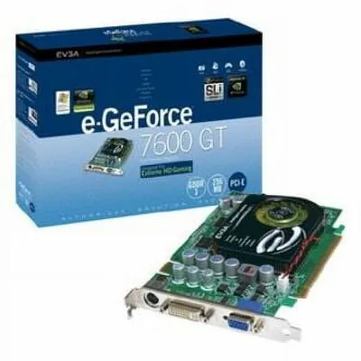 512-A8-N559-AR - EVGA e-GeForce 7600 GT SuperClocked 512MB 128-Bit DDR2 DVI/ D-Sub/ HDTV Out/ AGP 4X/8X Video Graphics Card