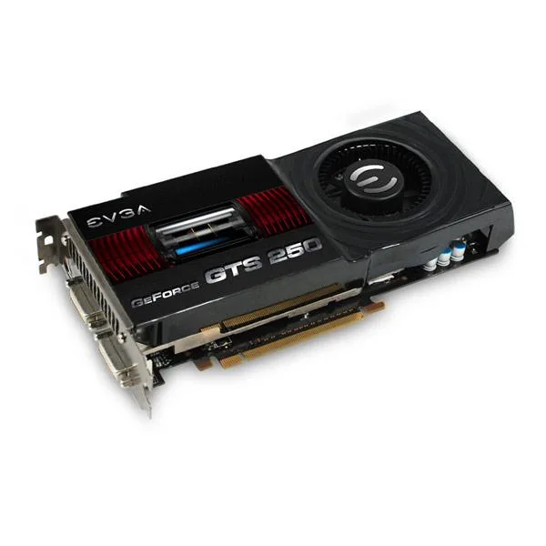 512-P3-1150-B1 - EVGA GeForce GTS 250 512MB 256-Bit GDDR3 PCI Express 2.0 x16 HDCP Ready/ SLI Supported Video Graphics Card