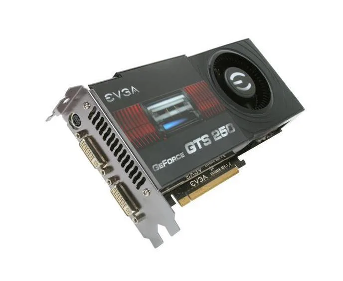 512-P3-1153-RX - EVGA GeForce GTS 250 512MB 256-Bit DDR3 PCI Express 2.0 x16 Dual DVI/ HDTV/ S-Video Out HDCP Ready/ SLI Support Video Graphics Card
