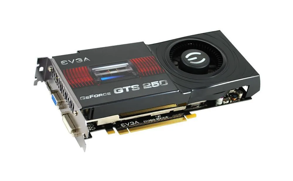 512-P3-1154-K1 - EVGA GeForce GTS 250 512MB 256-Bit GDDR3 PCI Express 2.0 x16 DVI/ HDTV Video Graphics Card