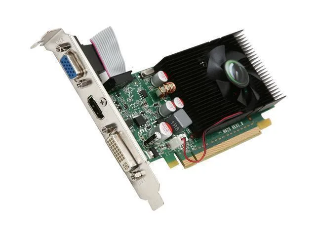 512-P3-1210-TX - EVGA GeForce 210 512MB DDR2 64-Bit PCI Express 2.0 x16 DVI/ HDMI/ D-Sub/ HDCP Ready Video Graphics Card