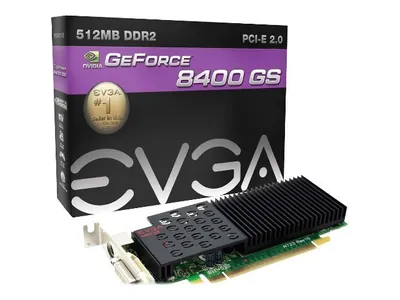 512-P3-N723-LX - EVGA GeForce 8400GS 512MB DDR2 64-Bit HDCP Ready PCI Express 2.0 x16 Video Graphics Card