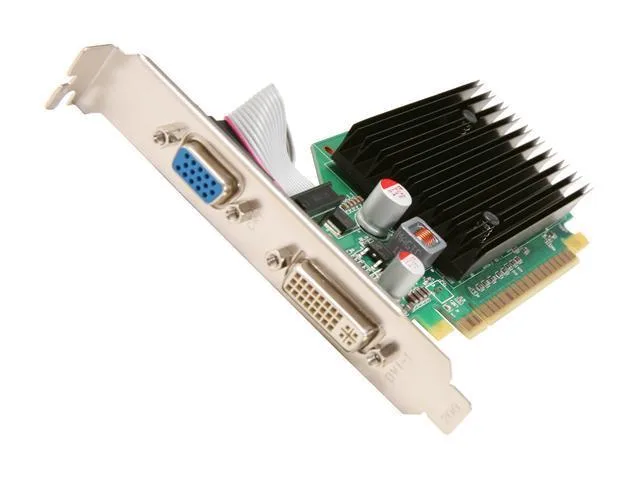 512-P3-N725-K1 - EVGA GeForce 8400 GS 512MB DDR2 64-Bit HDCP Ready PCI Express 2.0 x16 Video Graphics Card